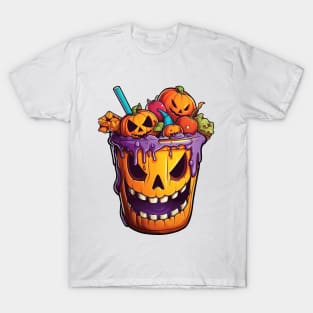 Halloween Scary Monsters Cocktail illustration T-Shirt